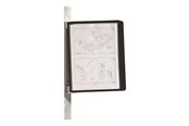 Konferens & Presentation - DURABLE VARIO 5 - display panel system bracket - for A4 - black - 591401
