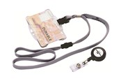 Konferens & Presentation - DURABLE card holder - for 54 x 85 mm - transparent (pack of 25) - 811819