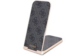 Mobile - Adapters & Chargers - GUESS 4G Pattern MagSafe foldable 2in1 15W inductive charger - black - 3666339170165
