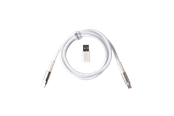 Tangentbord - Keychron Dubbel sleeved Geek 8K USB-kabel (White) - Tangentbordskabel - Vit - Cab-37