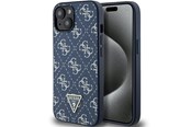 Mobile - Covers & Cases - GUESS 4G Triangle Metal Logo case for iPhone 15 Plus / 14 Plus - blue - 3666339225919