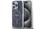 Mobile - Covers & Cases - GUESS IML GCube MagSafe case for iPhone 15 Pro - black - 3666339221867