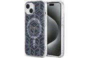 Mobile - Covers & Cases - GUESS IML GCube MagSafe case for iPhone 15 Plus / 14 Plus - black - 3666339221850