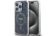 Mobile - Covers & Cases - GUESS IML GCube MagSafe case for iPhone 15 Pro Max - black - 3666339221874