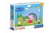 Pusselspel - Clementoni Peppa Pig puzzle 12 cubes Block - 41195
