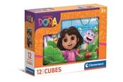 Pusselspel - Clementoni Dora the Explorer 2025 puzzle 12 cubes Block - 41510