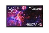Digital skyltning & Hotell - Optoma Creative Touch 3863RK 3-Series - 86" LED-backlit LCD display - 4K - for interactive communication - H1F0H08BW101