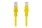 Nätverkskabel - Lanberg patch cable - 3 m - yellow RAL 1028 - Gul - PCU6-10CC-0300-Y