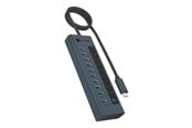 USB Hub - ICY BOX IB-HUB1450-C31 - hub - 10 ports USB Hub - 10 porte - Blue - IB-HUB1450-C31