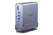 Dockning - Unitek - docking station - USB-C - 2 x HDMI DP - 1GbE - D1135AGY01
