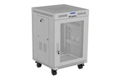Rack chassis - Lanberg FF01 series - rack - 600 x 600 flat pack with mesh door - 15U - FF01-6615-23SL