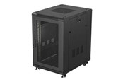 Rack chassis - Lanberg FF01 series - rack - 600 x 800 flat pack with mesh door - 18U - FF01-6818-23B