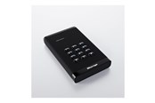 Hårddisk - extern - iStorage diskAshur³ - hard drive - 2 TB - USB 3.2 Gen 1 - TAA Compliant - Extern Hårddisk - 2TB - Svart - IS-DA3-256-2000-B