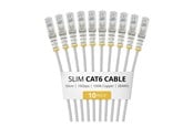 Nätverkskabel - StarTech.com Startech patch cable - 50 cm - grey - Grå - N6PAT50CMGRS10PK