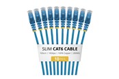 Nätverkskabel - StarTech.com Startech patch cable - 1 m - blue - Blå - N6PAT100CMBLS10PK