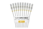 Nätverkskabel - StarTech.com Startech patch cable - 1 m - grey - Grå - N6PAT100CMGRS10PK