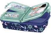 Skoltillbehör - Disney FROZEN Lunchlåda med flera fack, 18x13 cm - 088808735-81020