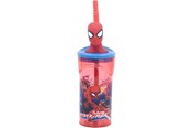 Skoltillbehör - Spider-Man SPIDERMAN 3D figurine tumblerflaska, 360 ml - 088808720-83566