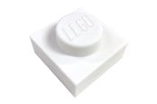 Barnlampor - LEGO ® Ikonisk 1x1 Platta Nattlampa - Vit - 4006436-LP50