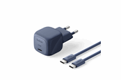 Mobile - Adapters & Chargers - Belkin BoostCharge 30W USB PD Wall Charger w/ PPS (Incl. 2m USB-C - USB-C Cable) - Indigo - WCA008kq2MBL-B6