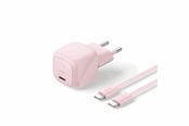 Mobile - Adapters & Chargers - Belkin BoostCharge 30W USB PD Wall Charger w/ PPS (Incl. 2m USB-C - USB-C Cable) - Blush - WCA008kq2MPK-B6