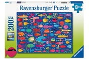 Pusselspel - Ravensburger Roliga fiskvänner 200p - 12004305