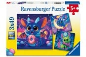 Pusselspel - Ravensburger Små demoner 3x49 bitar - 12004261