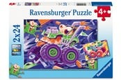 Pusselspel - Ravensburger Monster trucks 2x24 bitar - 12004259