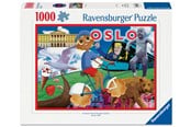 Pusselspel - Ravensburger Turisten,Olso 1000 bitar - EMBARGO for SM - 12002018