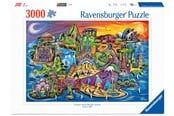 Pusselspel - Ravensburger Isle of Sights 3000p - 12001825