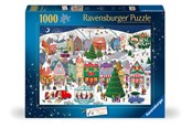 Pusselspel - Ravensburger Julstaden 1000p Block - 12001758