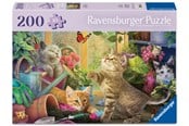 Pusselspel - Ravensburger Cheeky Cats 200 bitar Ad - 12001735