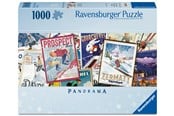 Pusselspel - Ravensburger Vintage skidaffischer 1000p - 12001389