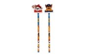 Skoltillbehör - Paw Patrol PAW PATROL 2-pack pennor med 2 suddgummin - triangulära pennor, oslipade, varje med suddgummi, packade på blisterkort med eurohål, CE & 0-3 år piktogram - 145707002
