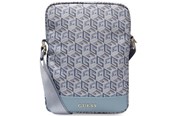Väskor - GUESS GCube Stripe Tablet Bag for a 10'' tablet - blue - 3666339120405