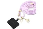 Andra mobiltillbehör - GUESS CBDY Cord phone strap - lilac - 3666339128920