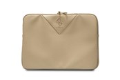 Väskor - GUESS Triangle 4G cover for a 14" laptop - gold - 3666339214036
