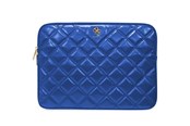 Väskor - GUESS 4G Quilted case for a 14" laptop - blue - 3666339214128