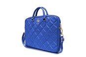 Väskor - GUESS Quilted 4G bag for a 16" laptop - blue - 3666339214111