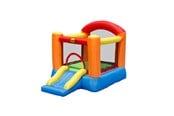 Utomhuslek - HappyHop Hoppeborg med rutsjebane happyHop - 805-992