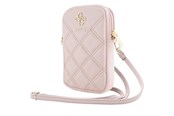 Andra mobiltillbehör - GUESS Zip Quilted 4G bag - pink - 3666339210700