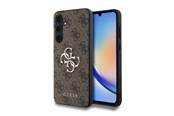 Mobile - Covers & Cases - GUESS 4G Big Metal Logo case for Samsung Galaxy A35 - brown - 3666339259600