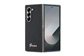 Mobile - Covers & Cases - GUESS 4G Glitter Script Case for Samsung Galaxy Z Fold 6 - Black - 3666339322632