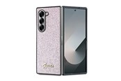 Mobile - Covers & Cases - GUESS 4G Glitter Script Case for Samsung Galaxy Z Fold 6 - Pink - 3666339322724