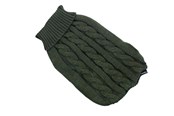 Hundar - Dogman Stickad Hundtröja Gina Grön 45cm - 758930