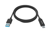 USB-kabel - Vision Professional - USB-C cable - USB-C to USB Type A - TC 1MUSBCA/BL
