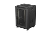 Rack chassis - Lanberg FF01 series - rack - 600 x 600 flat pack with mesh door - 18U - FF01-6618-23B