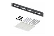 Nätverks tillbehör - StarTech.com Startech blank keystone patch panel - 1U - 19" - for RJ45 - TAA Compliant - C6PANELUTP241U