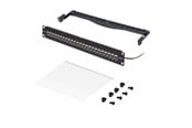 Nätverks tillbehör - StarTech.com Startech feed through patch panel - 1U - 19" - with cable management bar inline couplers - TAA Compliant - C6APANELSTP241UFT
