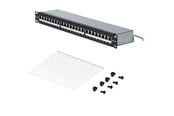 Nätverks tillbehör - StarTech.com Startech patch panel - 1U - 19" - 110 punch-down - TAA Compliant - C6APANELSTP241UPD